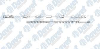 DELPHI LZ0236 Fren Ikaz Kablosu Bmw X3 F25 10> Arka  ####